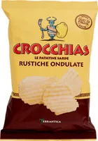 Le patatine sarde rustiche ondulate