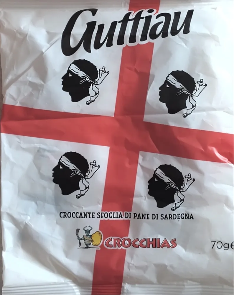 Guttiau croccante sfoglia di pane di Sardegna