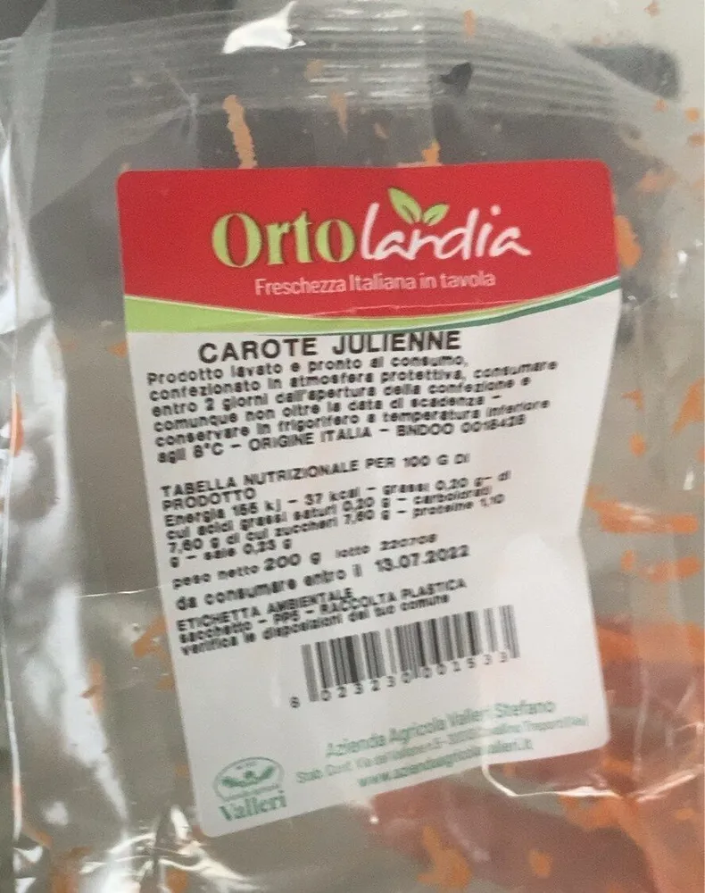 Carote julienne