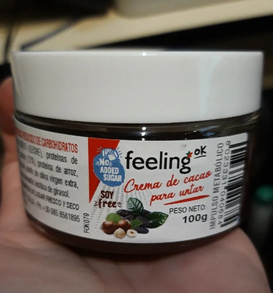 Crema de cacao para untar