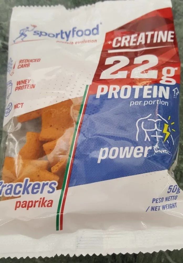Sportyfood salty snack paprika