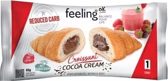 Croissant cocoa cream
