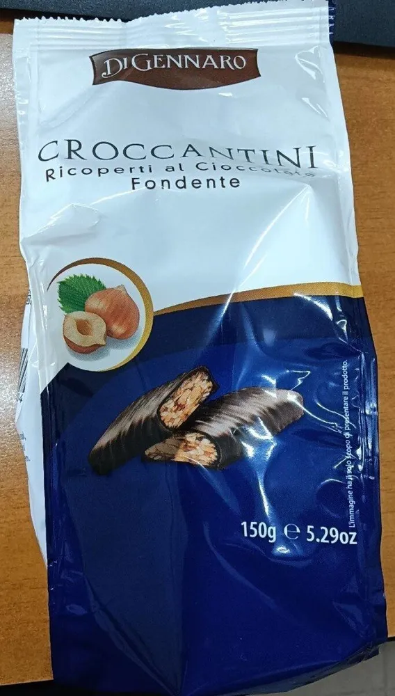 Croccantini ricoperti al cioccolato fondente