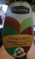 Uovo di cioccolato fondente e granella di pistacchi