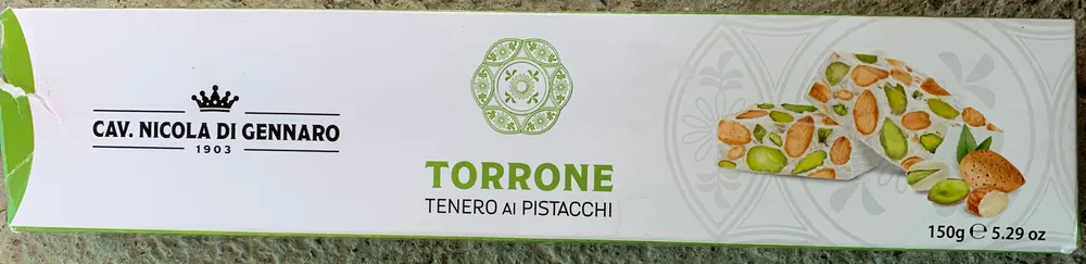 Torrone morbido al pistacchio