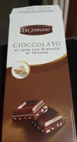 Cioccolato al latte con granella di torrone