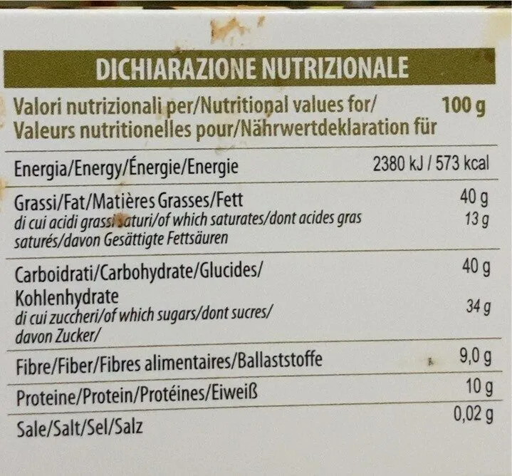 Cioccolato con pistacchio