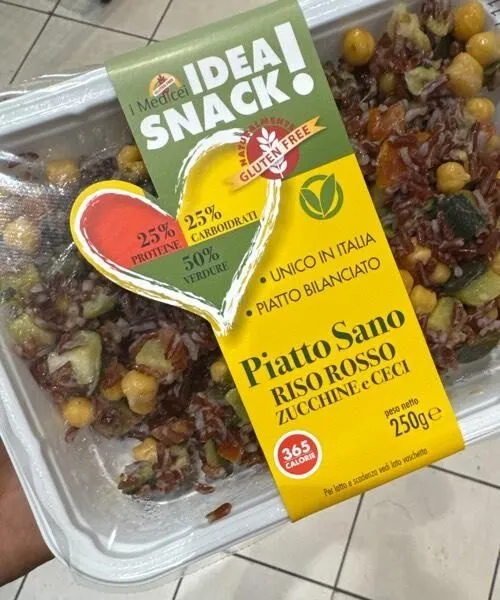 Riso Rosso Zucchine e Ceci