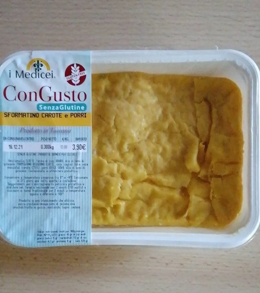 Sformatino Carote e Porri