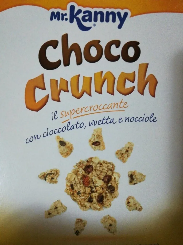 Choco Crunch con cioccolato, uvetta e nocciole Cereali