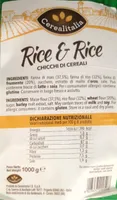 Rice e rice chicchi di cereali