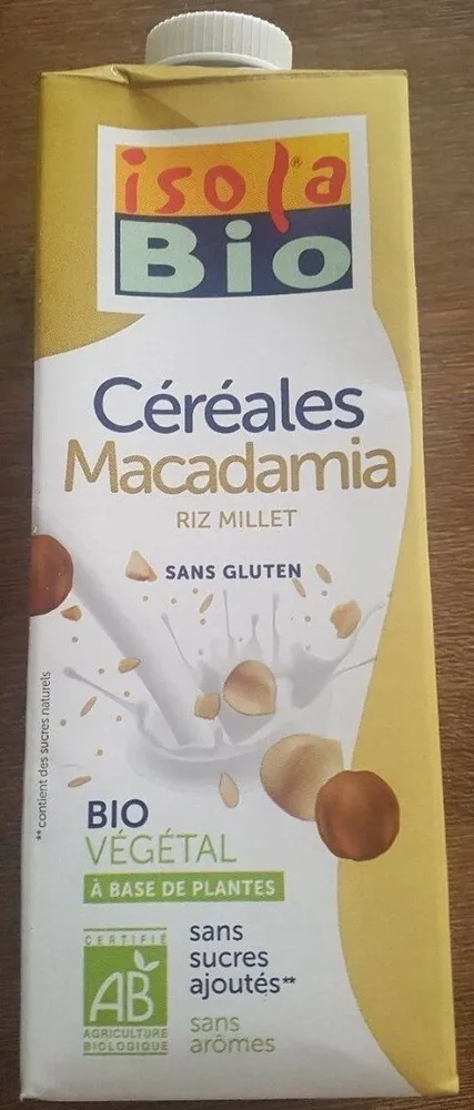 Boisson Céréales Macadamia