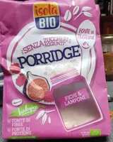 Porridge fichi e lamponi