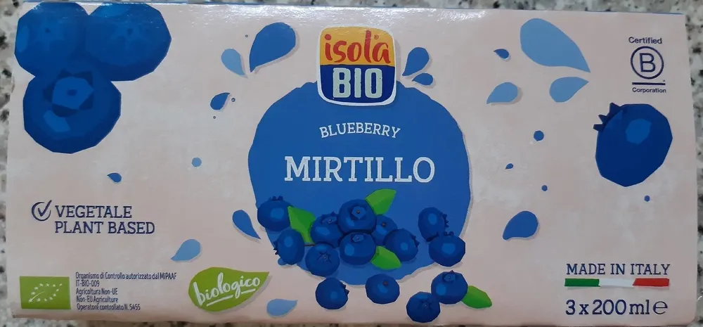 Succo Blueberry Mirtillo