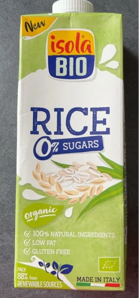 Rice o% sugars