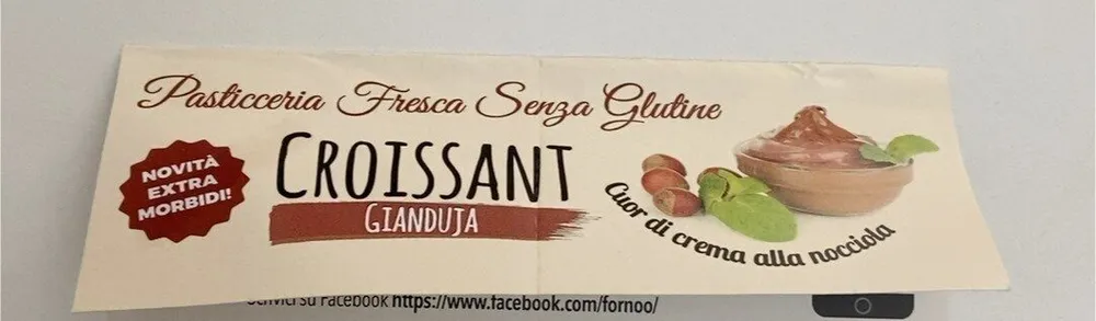 Croissant gianduja