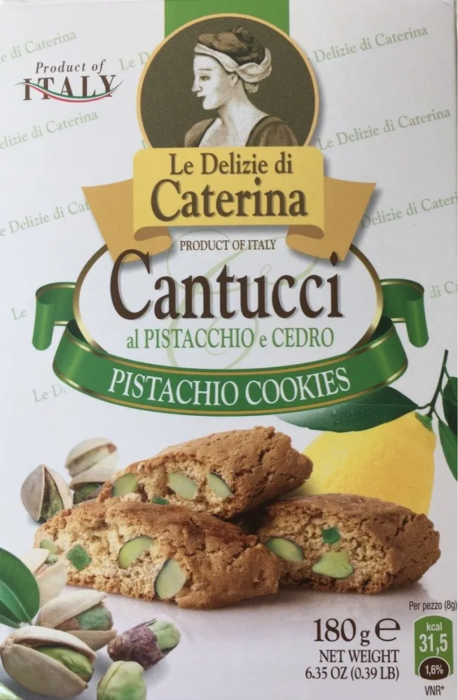 Cantucci al pistacchio e cedro