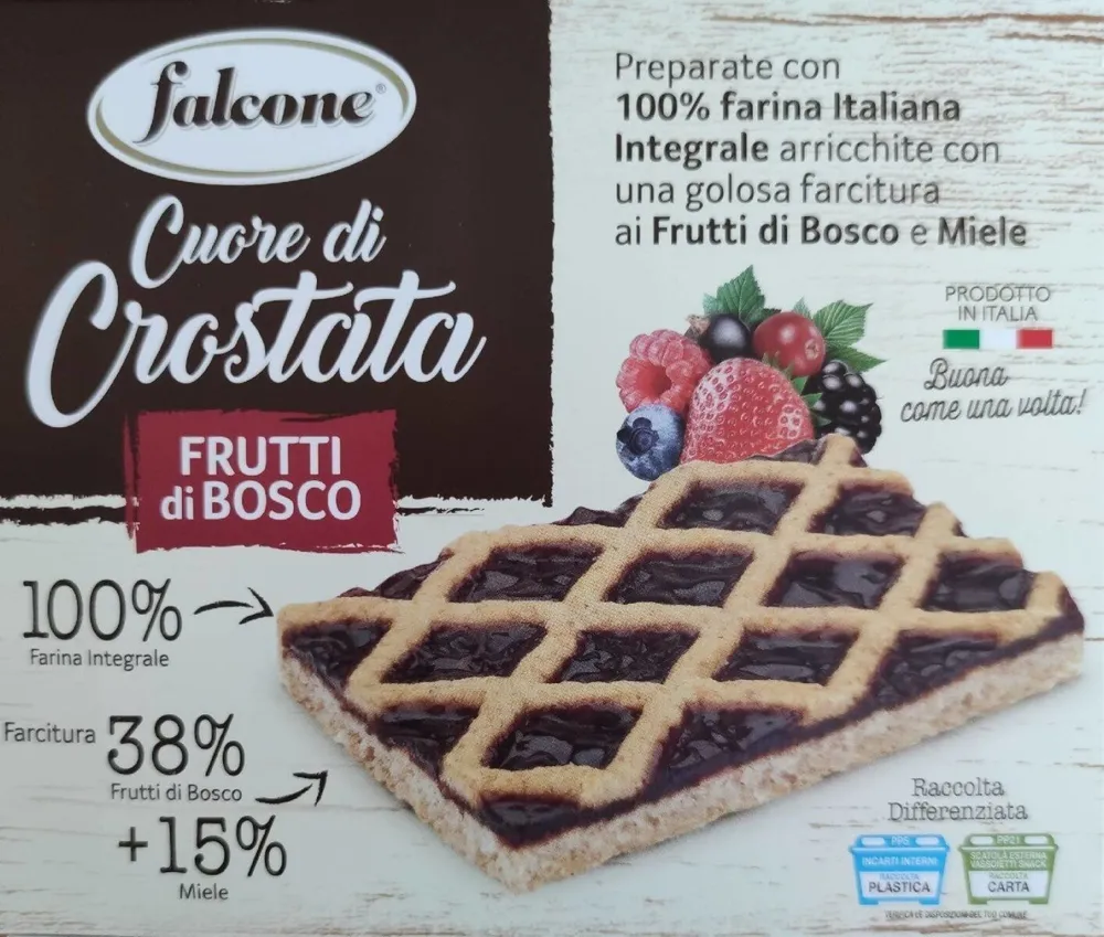 Cuore di crostata frutti di bosco