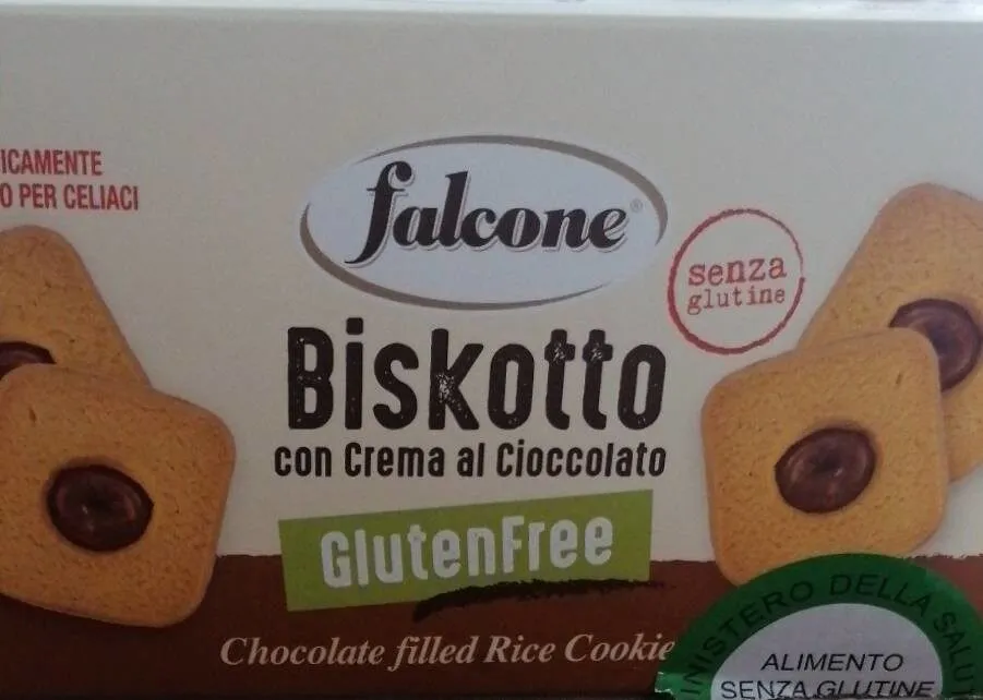 Biskotto con crema al cioccolato