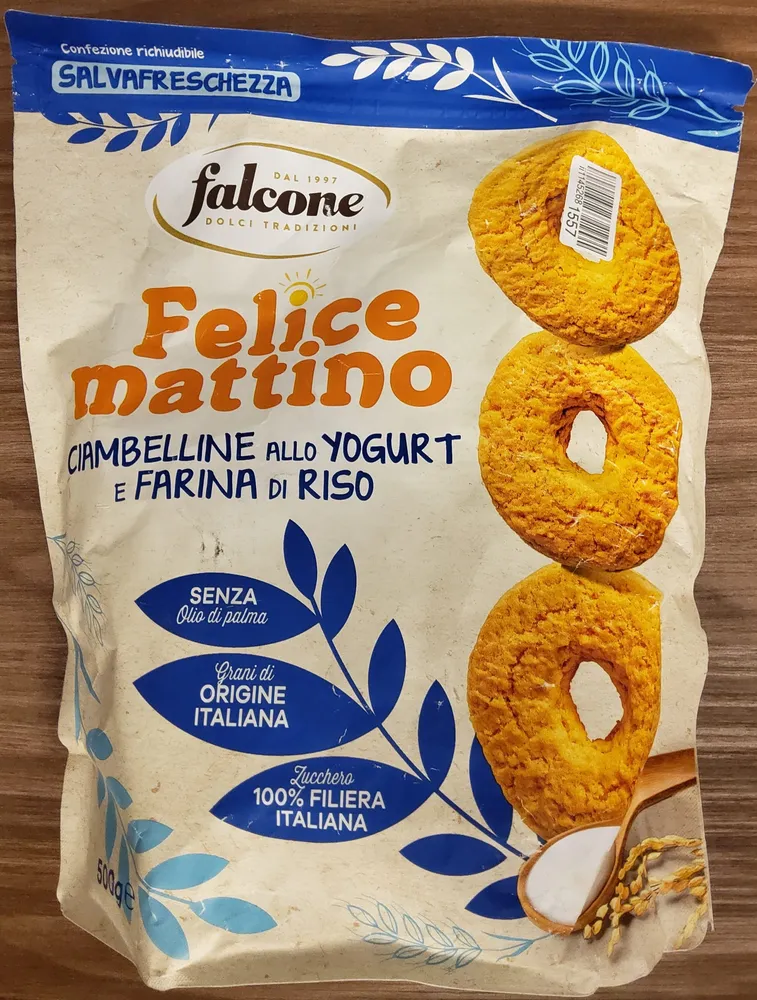 Ciambelline allo yogurt e farina di riso