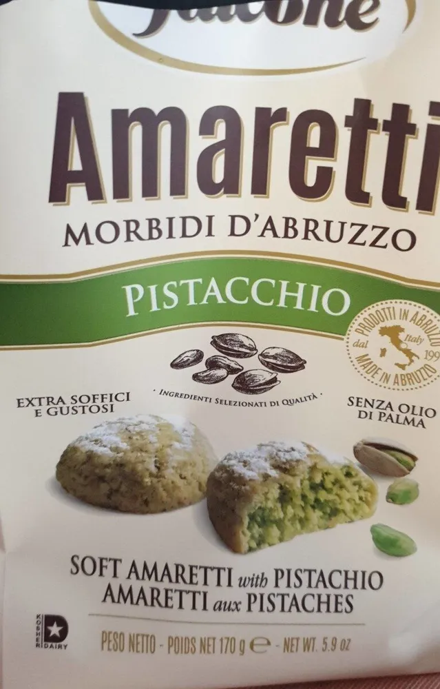 Amaretti morbidi d'Abruzzo al pistacchio