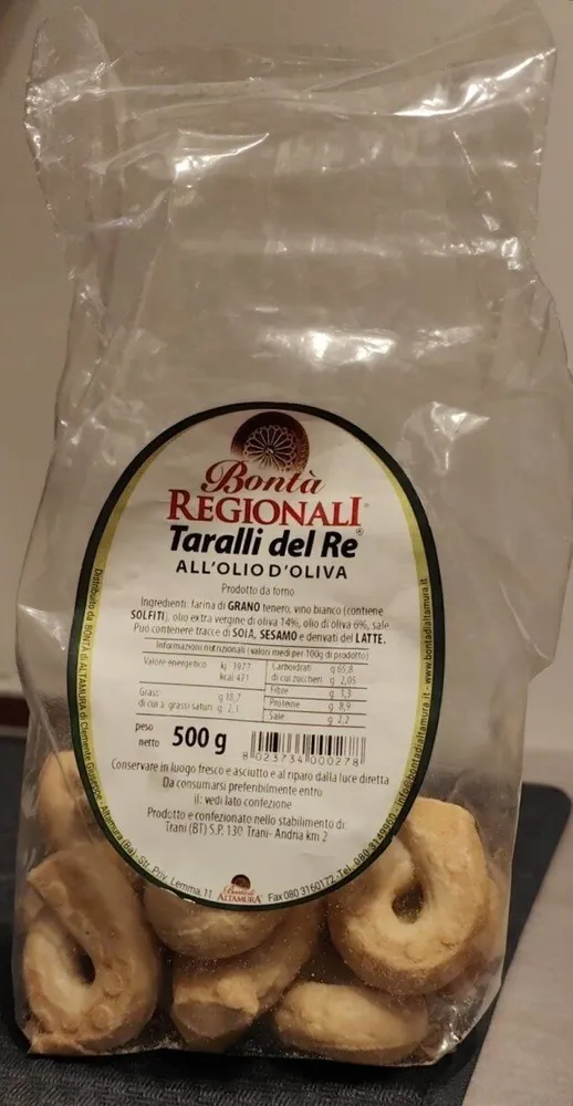 Taralli del Re all'olio di oliva