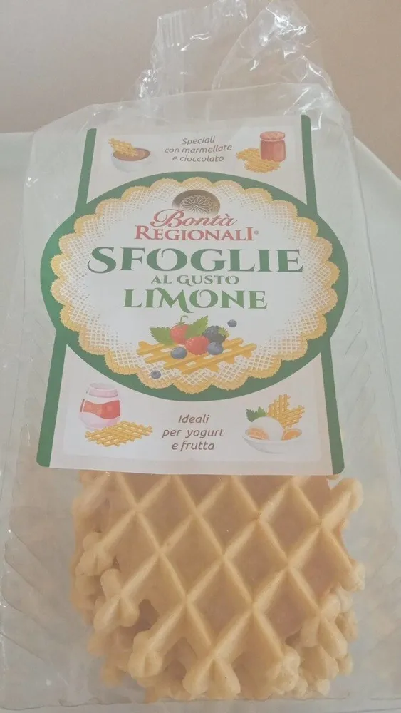Sfoglie al gusto di limone