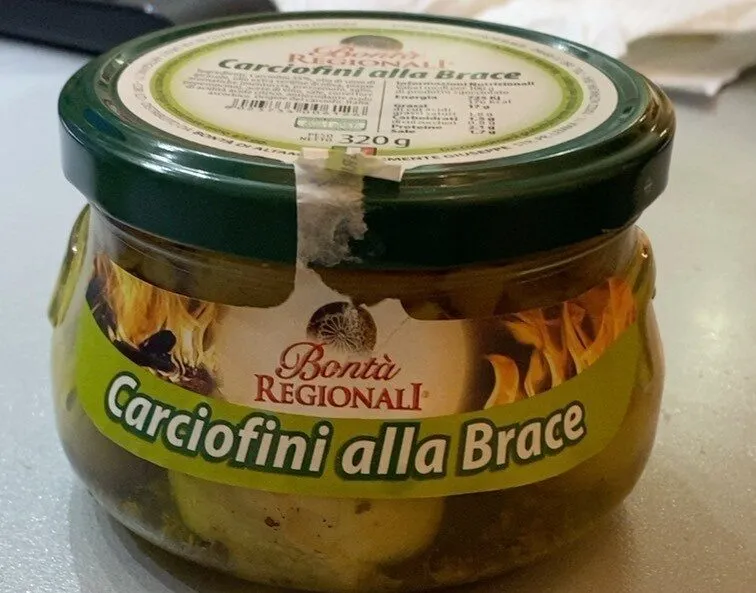 Bontà tegionali carciofi alla brace
