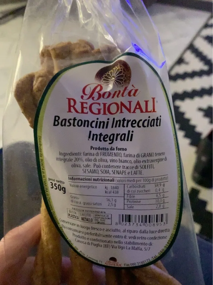 Bastoncini intrecciati integrali