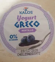 Jogurt greco - Mirtillo