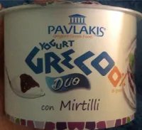 Yogurt greco Duo con mirtilli