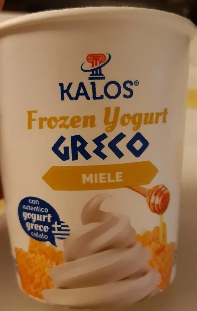Frozen yogurt greco