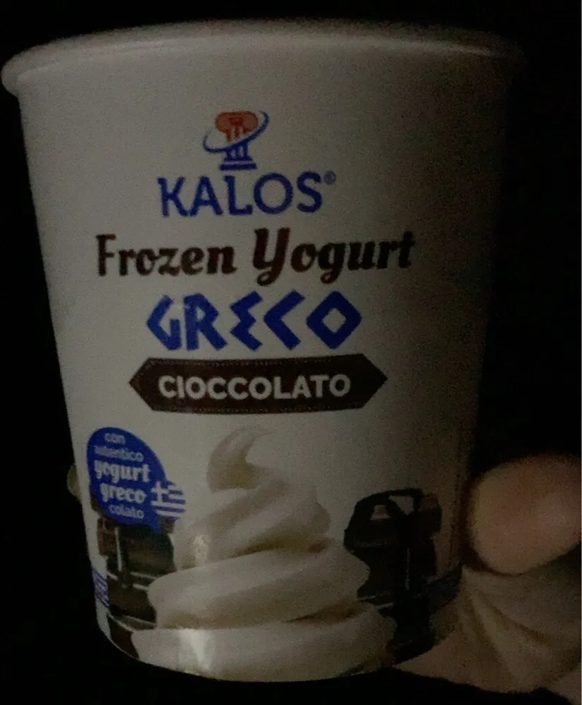 Forzen yogurt greco cioccolato