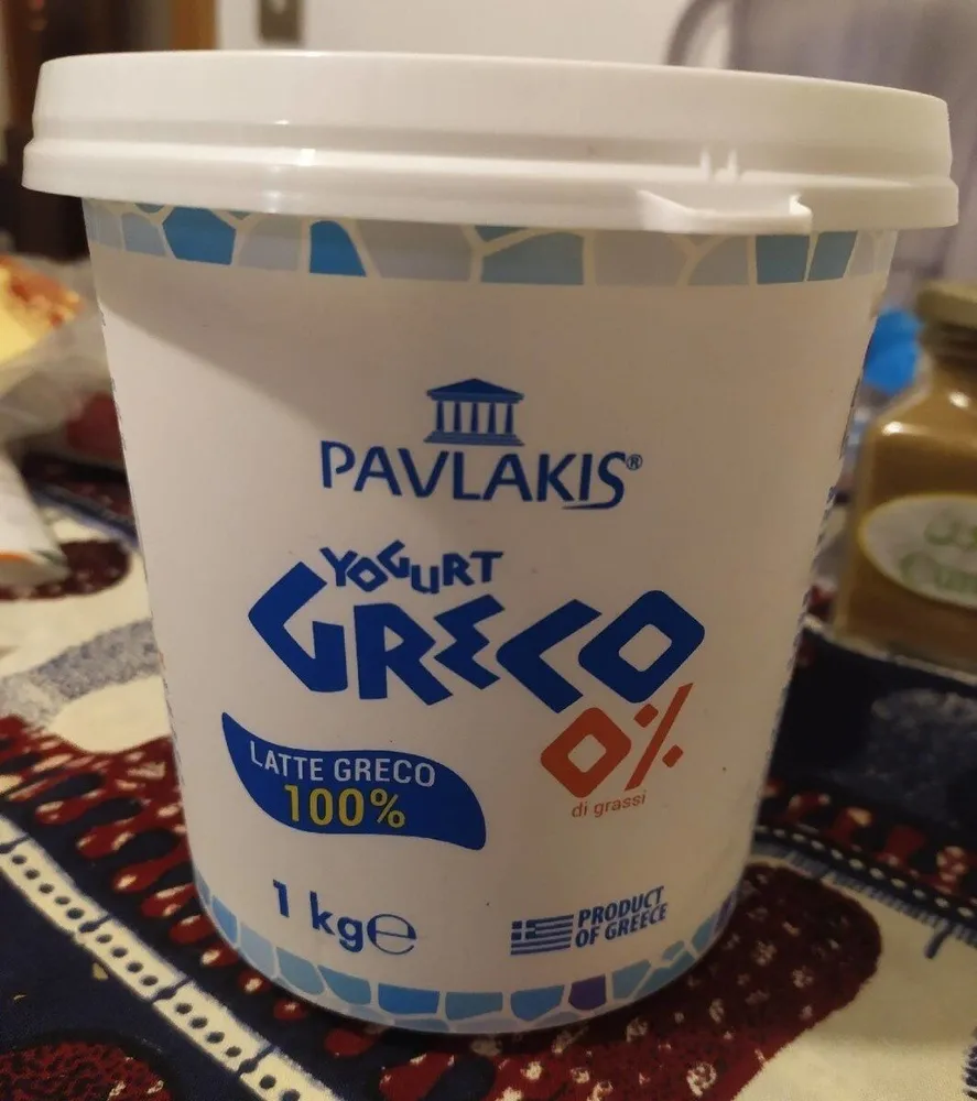 Yogurt greco 0% di grassi