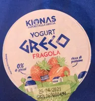 Yogurt greco fragola