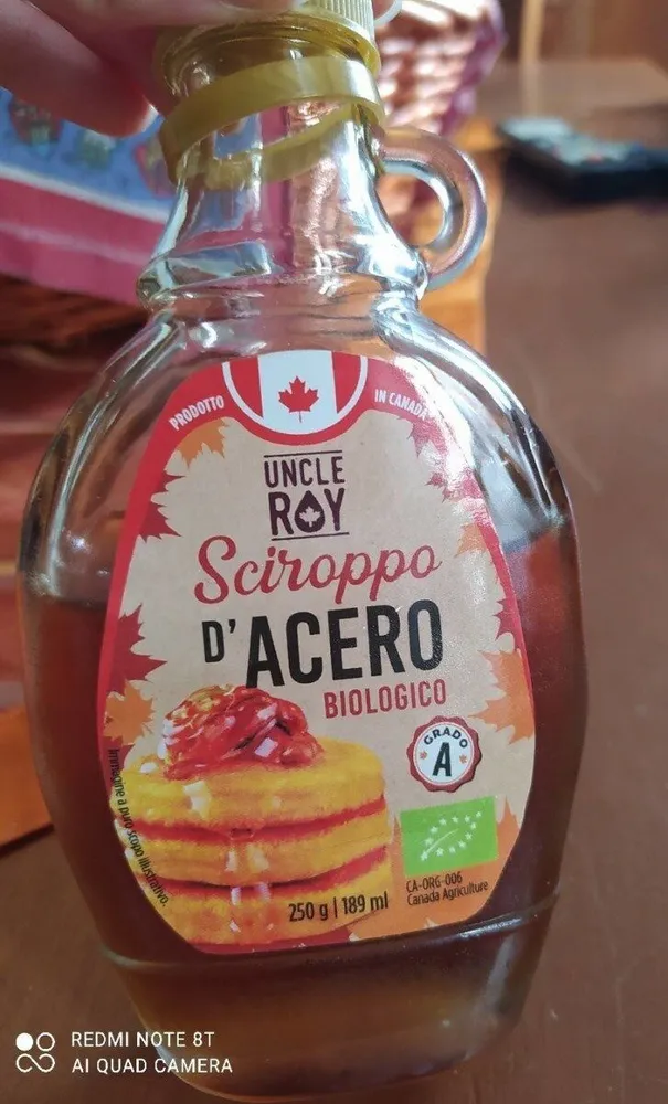 Sciroppo D'ACERO BIOLOGICO