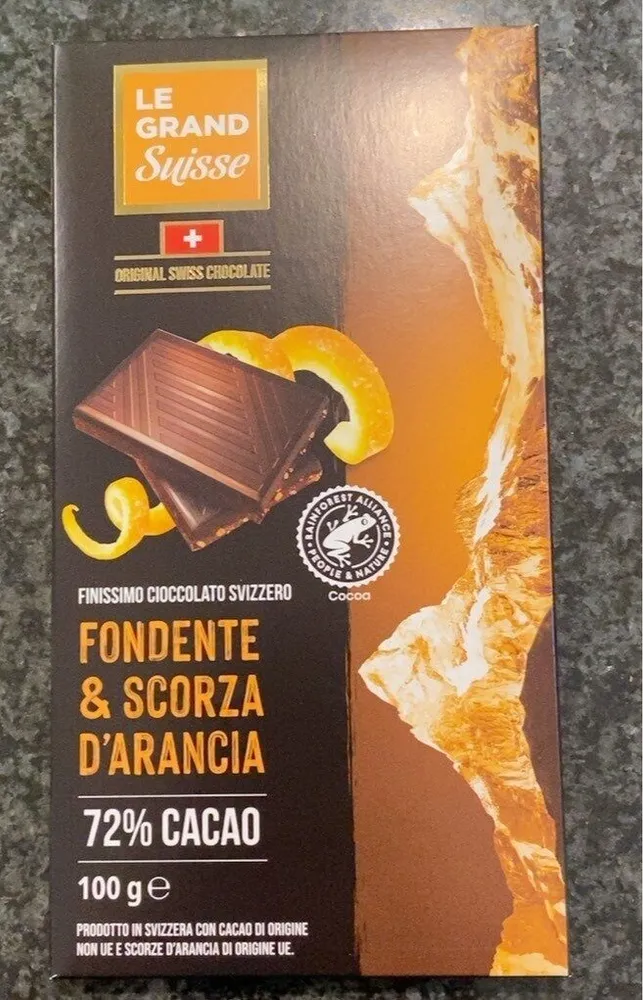 Fondente e scorza di arancia
