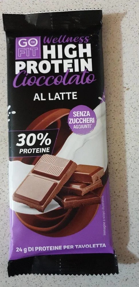 Cioccolato al latte 30% proteine