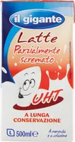 Latte parzialmente scremato uht a lunga conservazione