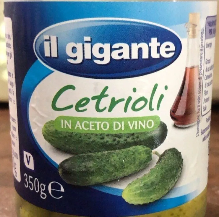 Cetrioli in aceto di vino