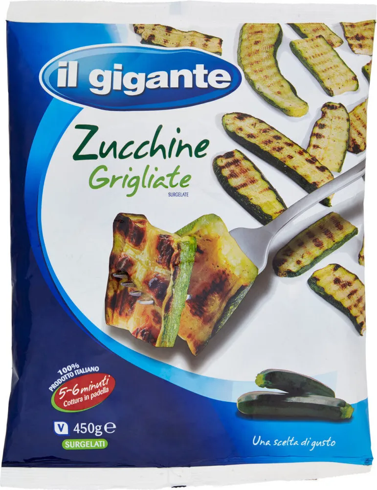 Zucchine grigliate surgelate