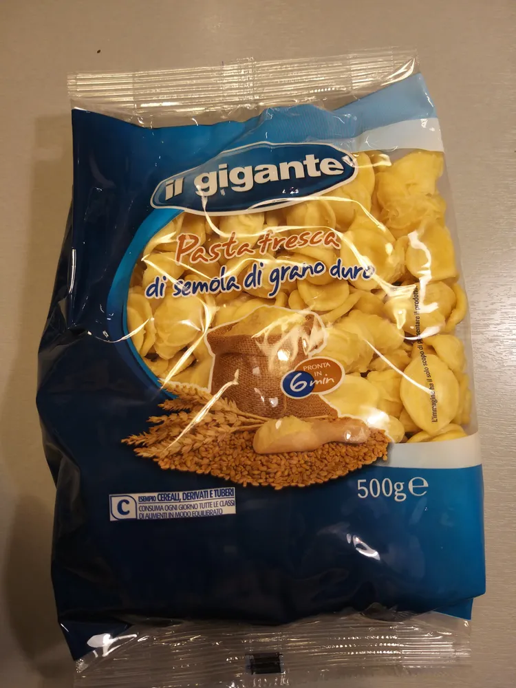Pasta fresca di semola di grano duro