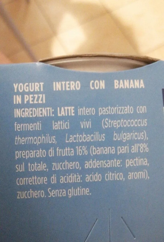Yogurt intero