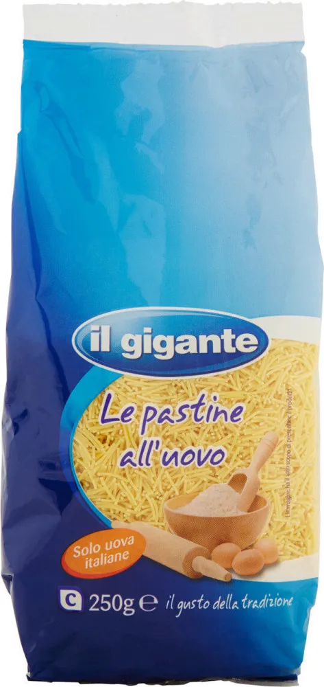 Le pastine all'uovo filini n