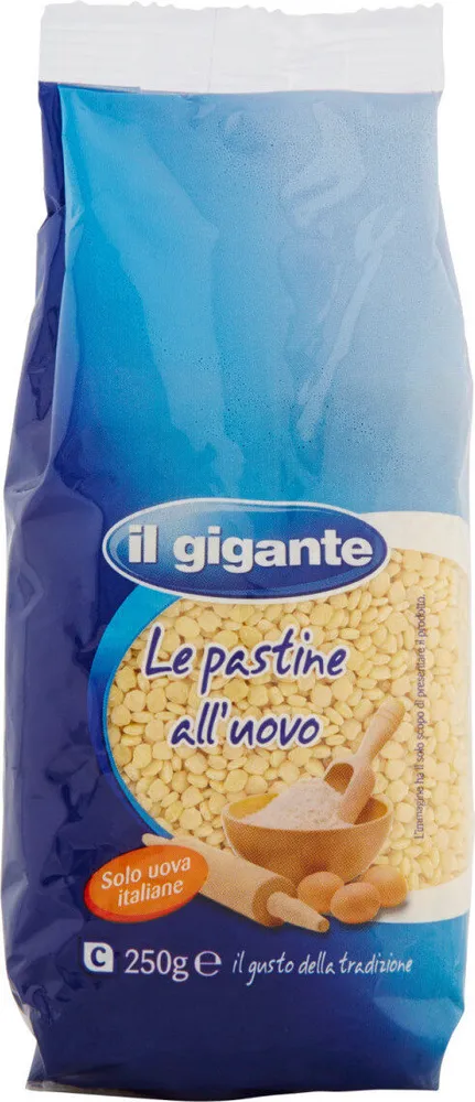 Le pastine all'uovo grattini n