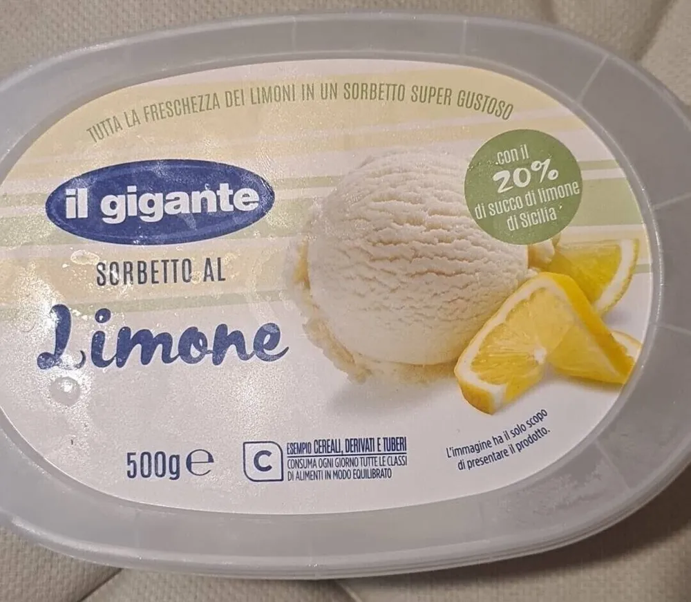 Sorbetto al limone