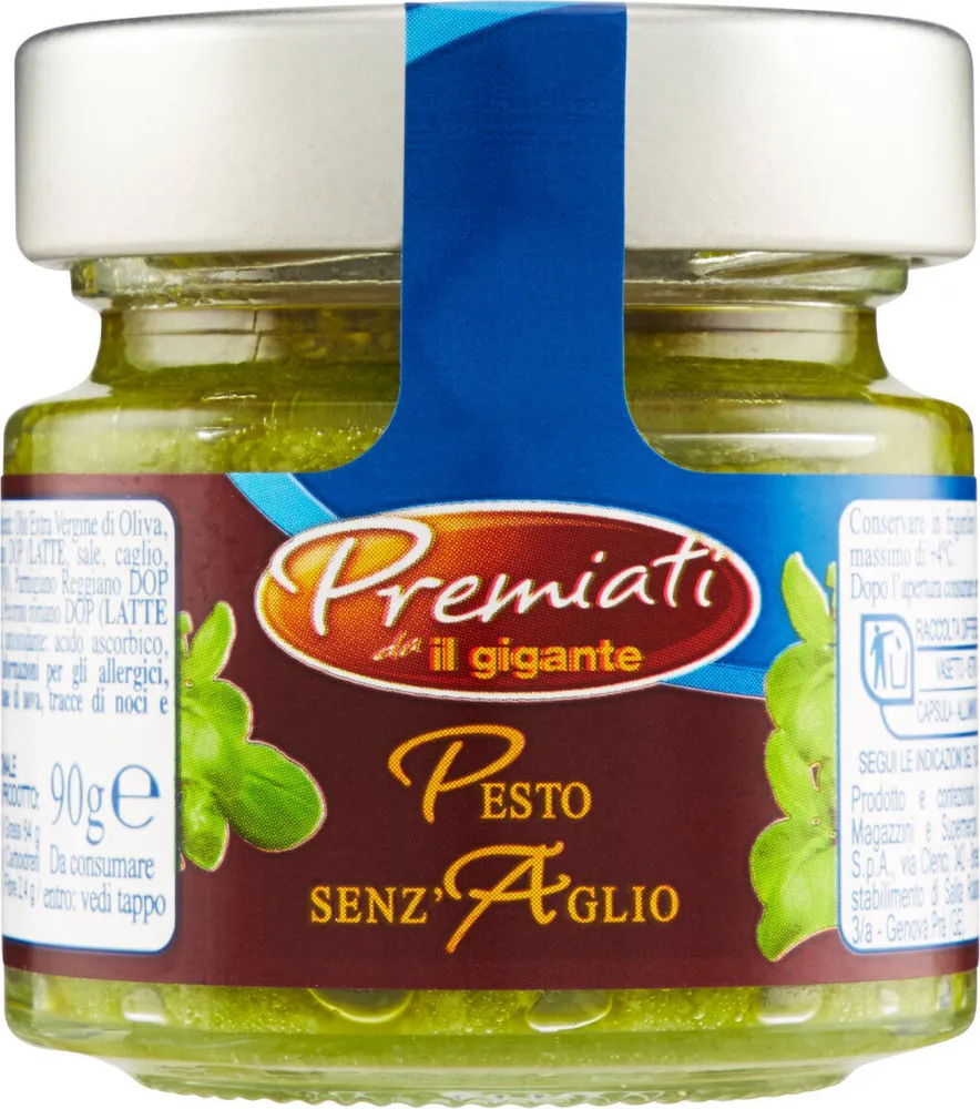 pesto senz'aglio