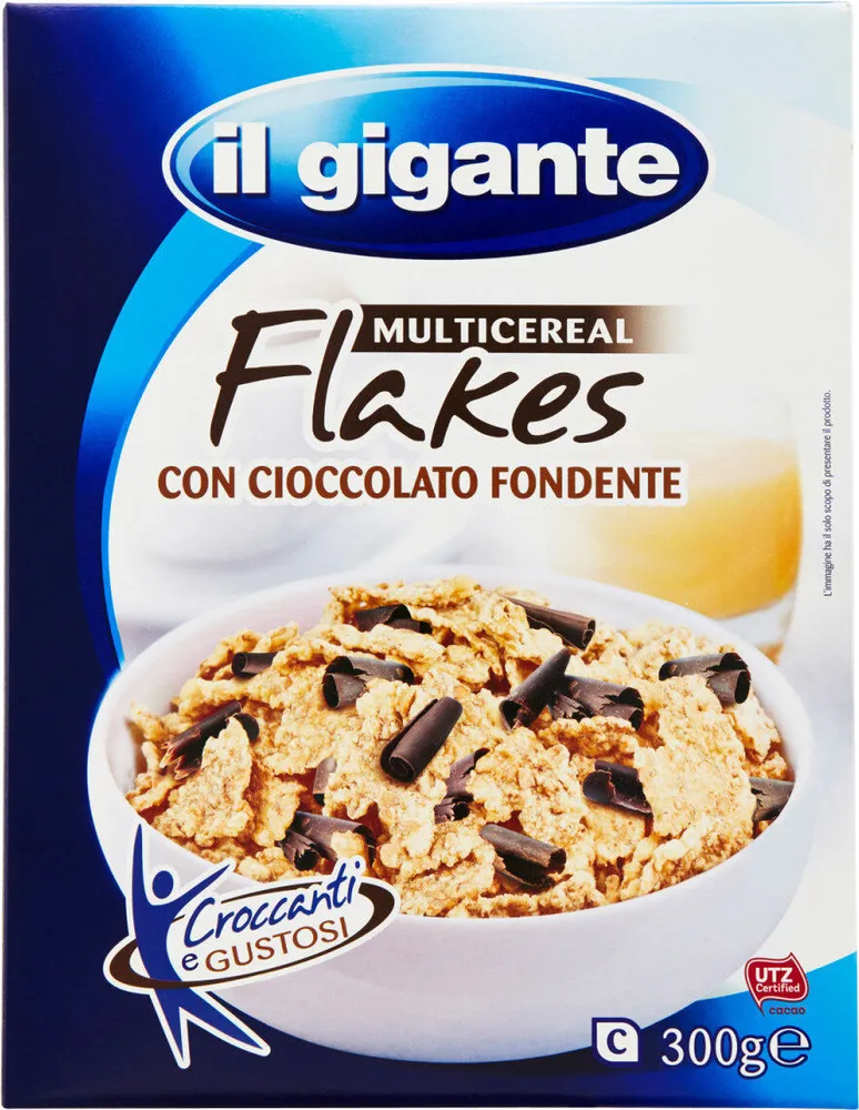 Multicereal flakes con cioccolato fondente