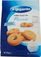 Frollini classici con panna