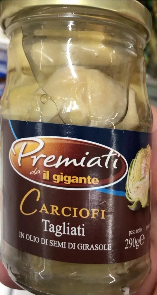 Carciofi tagliati